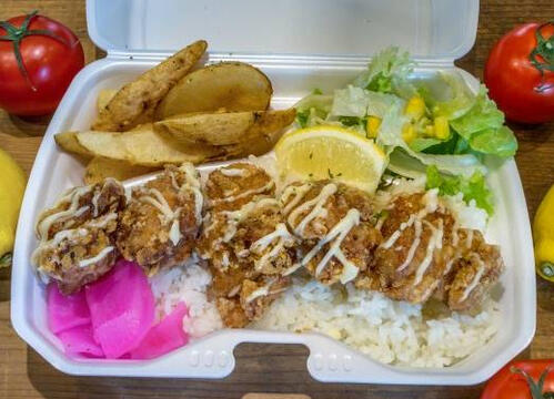 からあげプレート(chicken karaage plate)