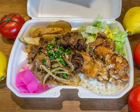 プルコギ&からあげプレート(bulgogi & karaage plate)